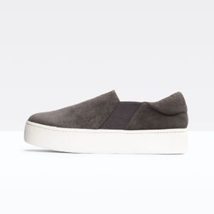 Vince Gray Suede Warren Eco Sneaker